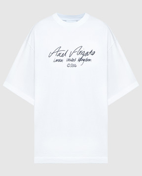 Axel Arigato Біла футболка з принтом логотипа A2223002