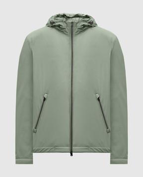 Herno Зеленая куртка с металлическим логотипом GI00042UR12387S