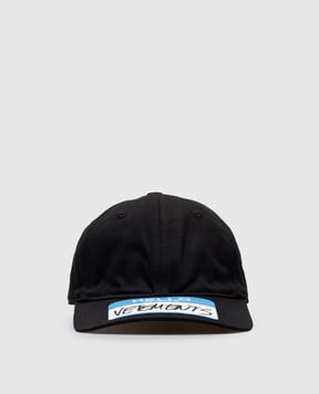Vetements Чорна кепка My Name UA66CA110Bm