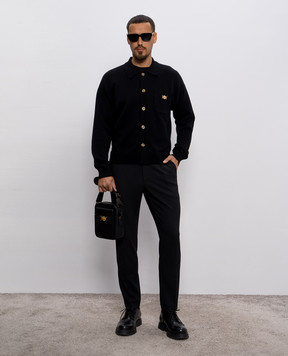 Versace Черная футболка Medusa AUU010051A10011