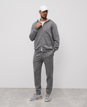Brunello Cucinelli Белая футболка с принтом M0B138485