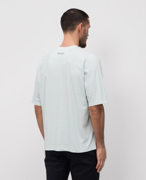 Sease Голубая футболка с логотипом логотип TS039TJ218
