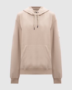 Mackage Бежеве худі с фактурним логотипом KRYSR