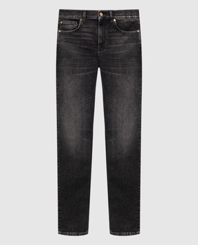 Versace Сірі джинси слім Medusa Rock 10194611A15048