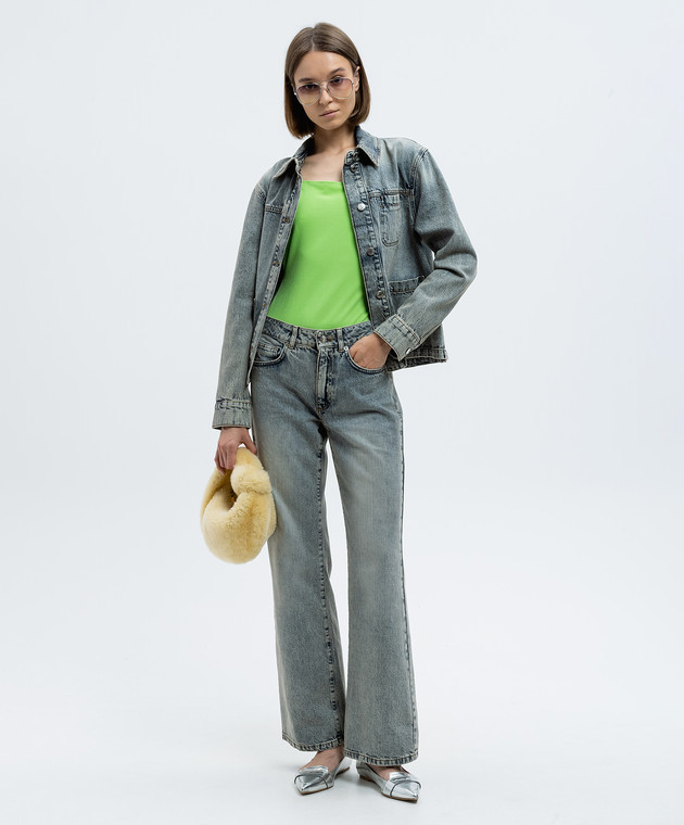 Max & Co - Синие джинсы клеш Re-Edit Bootcut FIACRE с