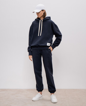 Jil Sander Голубые джогеры с логотипом J40KA0130J20039