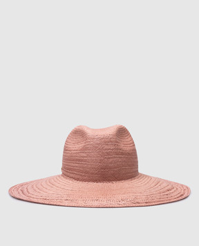 Loro Piana Рожевий солом'яний капелюх FAN7365