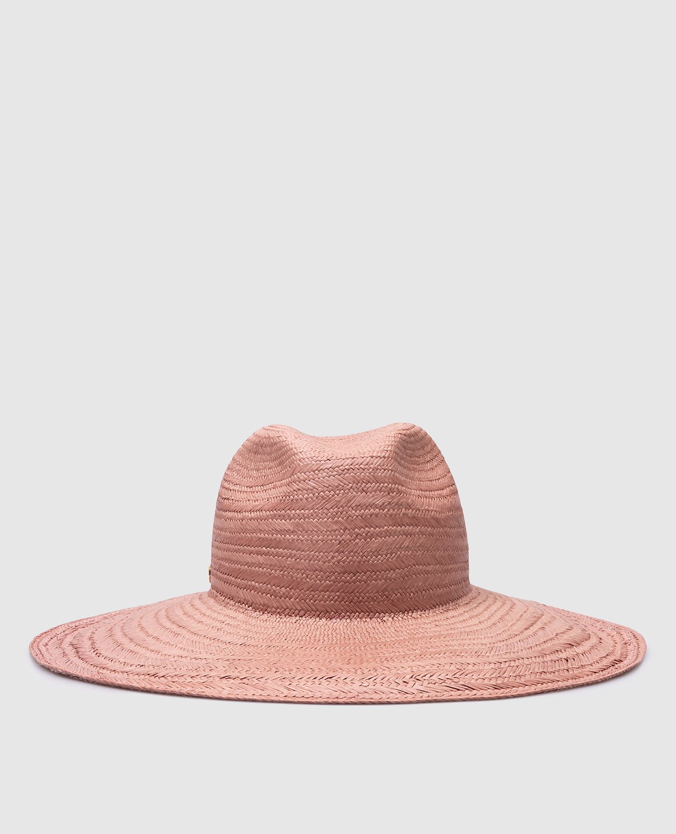 Розовая соломенная шляпа