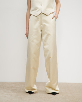 Magda Butrym Бежеві штани PANTS04140524