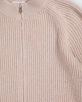 Brunello Cucinelli Дитячий бежевий кардиган BNIM74916C