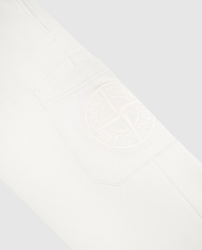 Stone Island Дитячі зелені штани з вишивкою емблеми логотипа K1S166200008S01411012