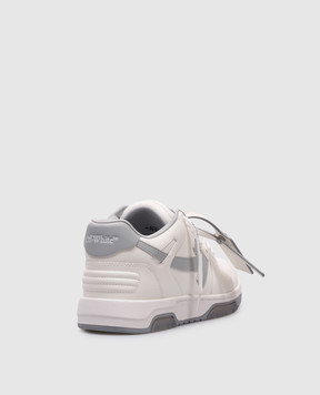 Off-White Білі шкіряні кросівки Оut Оf Оffice OMIA189C99LEA019