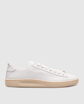 Valentino Белые кожаные кроссовки ROYCO 6W0S0LX9BYA