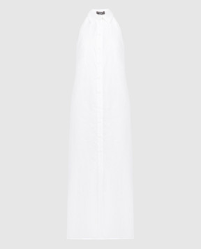 Peserico Біла сукня з ланцюжком моніль E0283601979