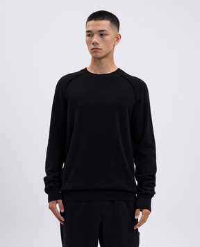 Ann Demeulemeester Чорний светр Lemme з вовни та кашеміру B0010711FA147