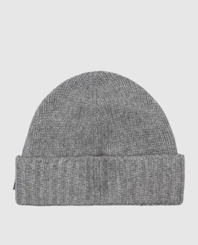 MooRER Серая шапка BERET из кашемира BERETCWS