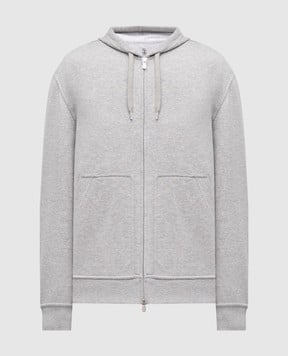 Brunello Cucinelli Сіра спортивна куртка MM8319069G