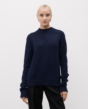 Jil Sander Синій светр з вовни альпаки J53GP0012J14523