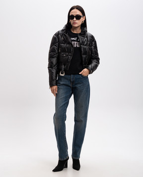 Versace Jeans Couture Синие джинсы-бойфренды с логотипом 77HAB519CDW56