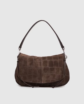 Gianni Chiarini Коричнева замшева сумка-месенджер Helena BS11878CMCOCCO