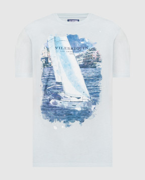 Vilebrequin Блакитна футболка Sailing Boat PTSAP382