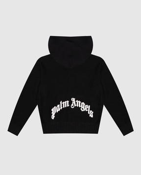 Palm Angels Детский кардиган с вышивкой логотипа PBHU002F25KNI001812