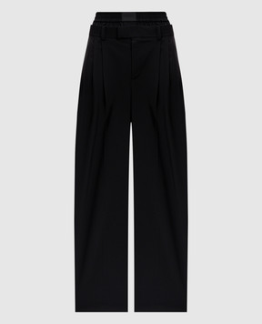 Alexander Wang Черные брюки Boxer с шерстью 1WC1254784