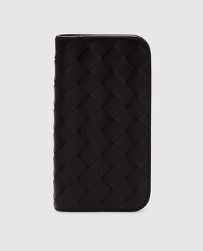 Bottega Veneta Коричневий шкіряний чохол-книжка Foglio для Iphone 16 Pro 838801V2HL0