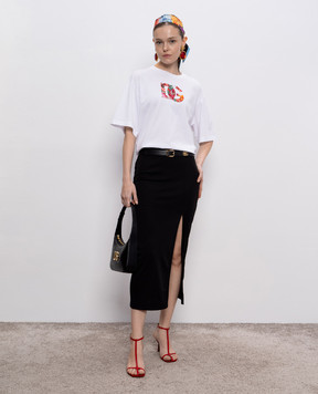 Dolce&Gabbana Біла футболка з логотипом F8V57TGDC7S
