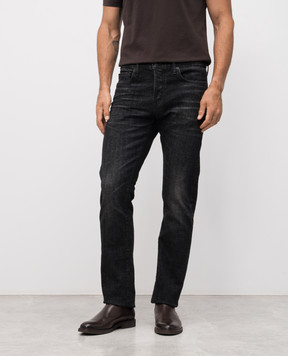 Tom Ford Чорні джинси з патчем логотипа DPH001DMC076