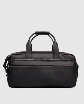 Maison Margiela MM6 Чорна шкіряна дорожня сумка SB6WI0006P8326