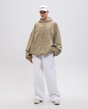 Vetements Белые спортивные брюки с вышивкой логотипа UA66SP630W