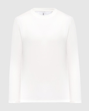Brunello Cucinelli Белый лонгслив M0B137407