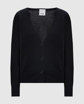 Allude Чорний кардиган з кашеміру 24511223