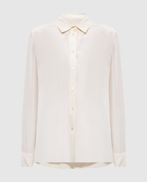 Max Mara Weekend Бежева блуза із шовку ALMINA
