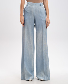Ermanno Scervino Блакитні штани з ефектом деграде D466P308EMY