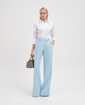Ermanno Scervino Блакитні штани з лампасами D446P712TEKIK