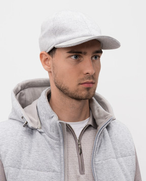 Doriani Cashmere Серая кепка из кашемира 119P6S10