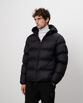 Moncler Чорний пуховик Masac J20911A00195597Y2