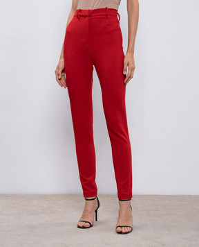 Magda Butrym Червоні штани з вовни PANTS03124924