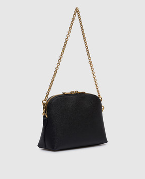 Dolce&Gabbana Черная кожаная сумка с логотипом BI3353A5070