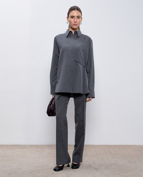 Jil Sander Сіра блуза з вовни J02DL0154J40171