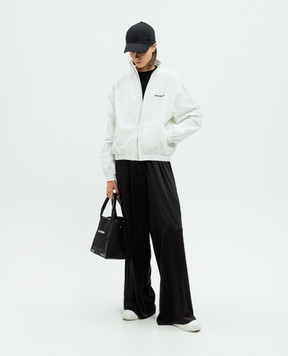 Balenciaga Черный джемпер BB ALLOVER с шерстью в логотип шаблон. 793613T5215