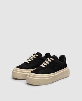 Maison Margiela MM6 Черные кроссовки с логотипом. S59WS0236P8086