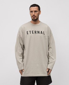 Fear of God Бежевый лонгслив с вышивкой FGE2505111HWJm
