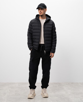 Moncler Grenoble Черные спортивные брюки с логотипом J20978H0000189AK8