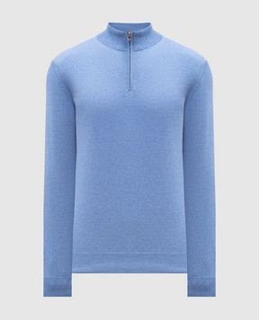 Cashmere&Whiskey Голубой джемпер из кашемира MU8661312341R