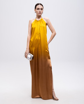 Max Mara Сукня максі DERUTA із шовку з розрізом DERUTA