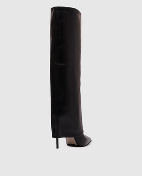 Le Silla Черные кожаные сапоги ANDY 2282V100R1PPGLO