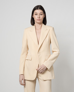 Loro Piana Жовтий жакет з вовни FAO0330
